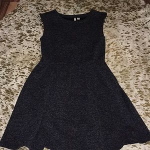 Charcoal w/white threading a line dress size small